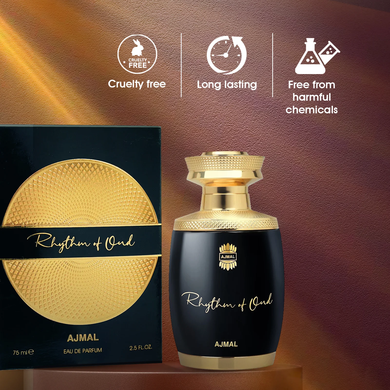 RHYTHM OF OUD Perfume 75ML for Unisex - Image 4