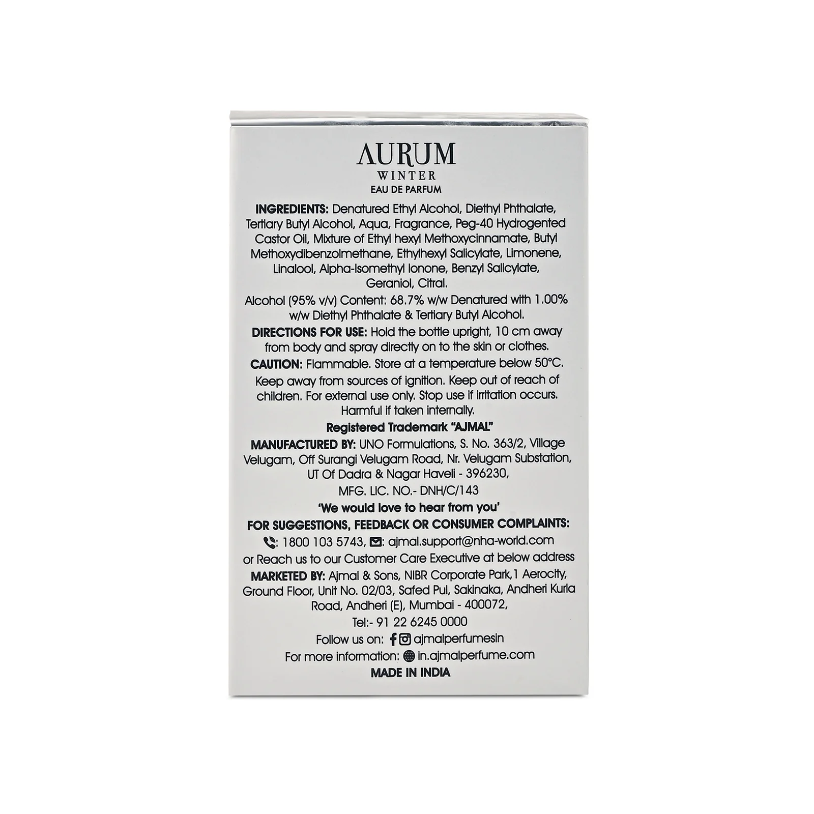 AURUM WINTER Perfume for Women - Image 10