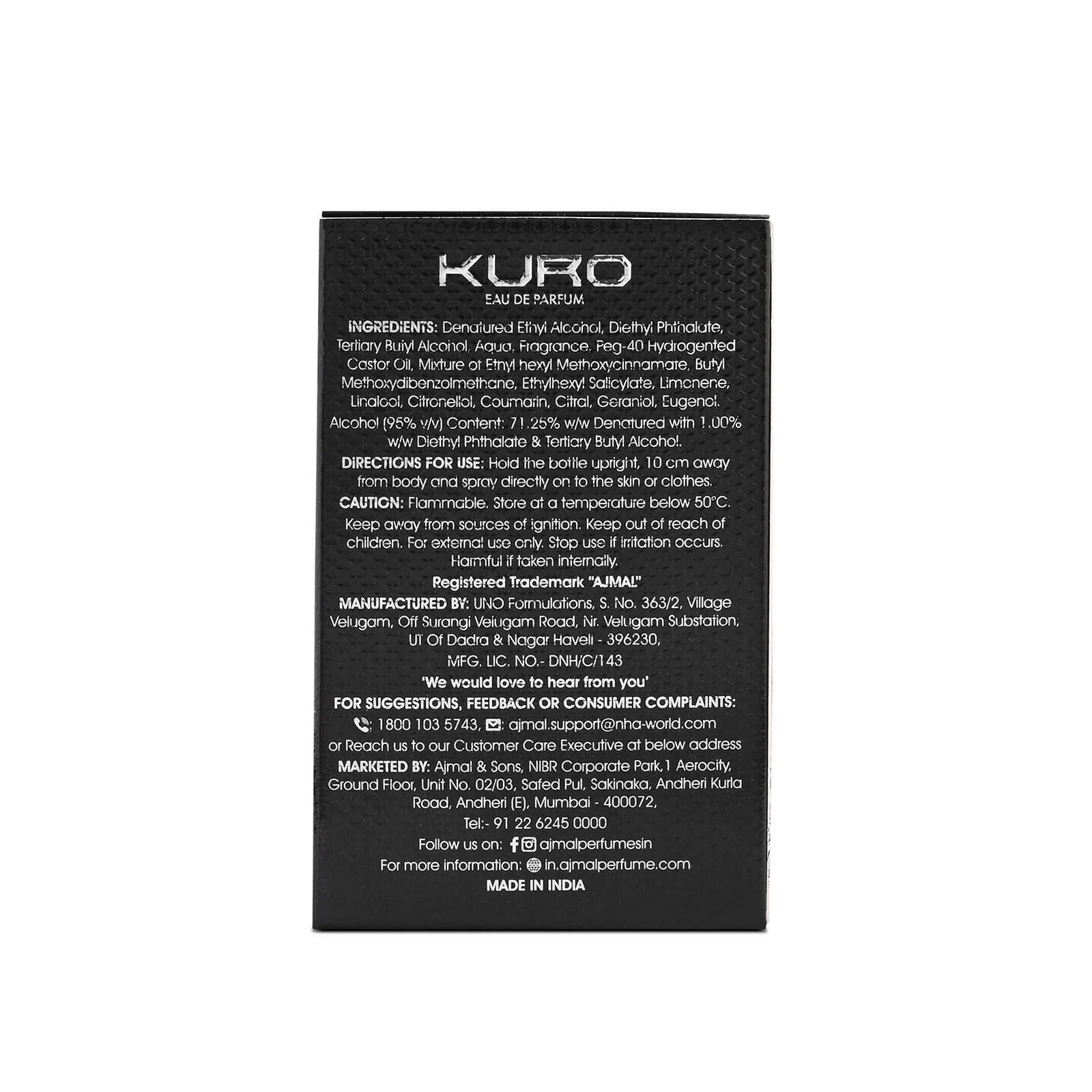 Kuro Perfume 14 ML for Men - Image 6