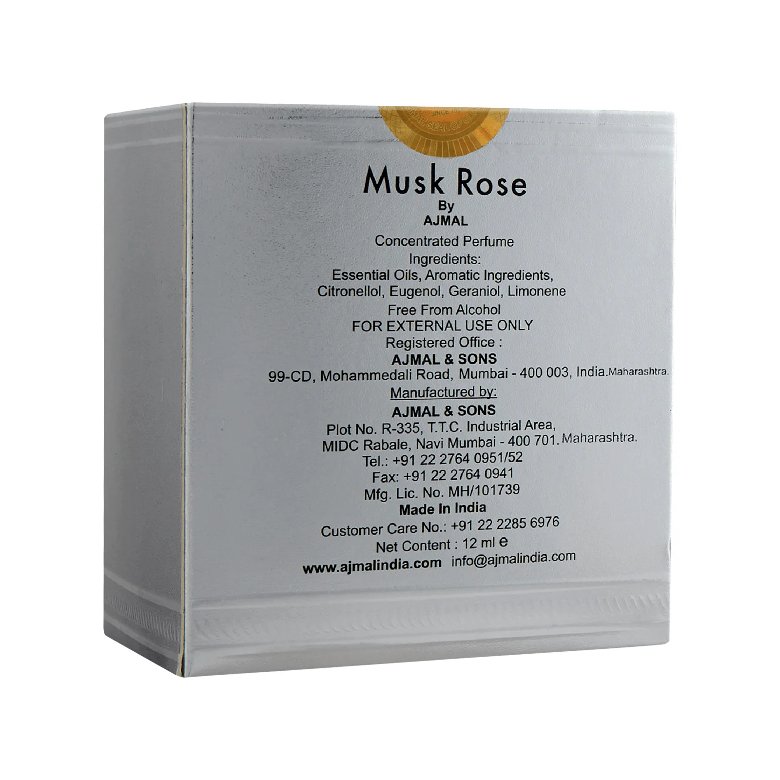 MUSK ROSE Non-Alcoholic Attar 12ML for Men & Women - Image 7