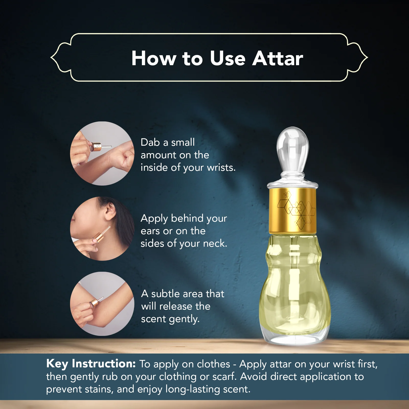 ROYAL-PEARL Non-Alcoholic Attar 10ML for Women - Image 3