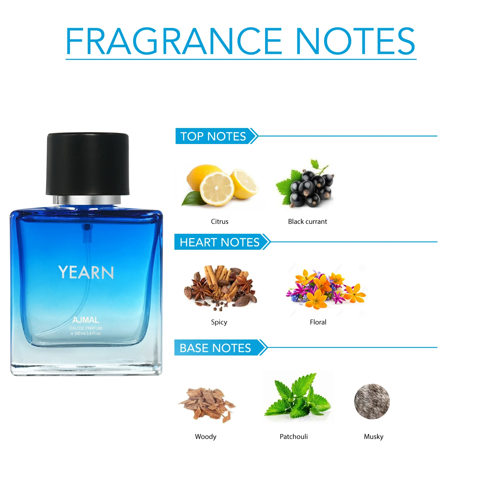 YEARN Perfume 100ML for Men - Image 5